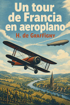Un tour de Francia en aeroplano, the cover of this edition