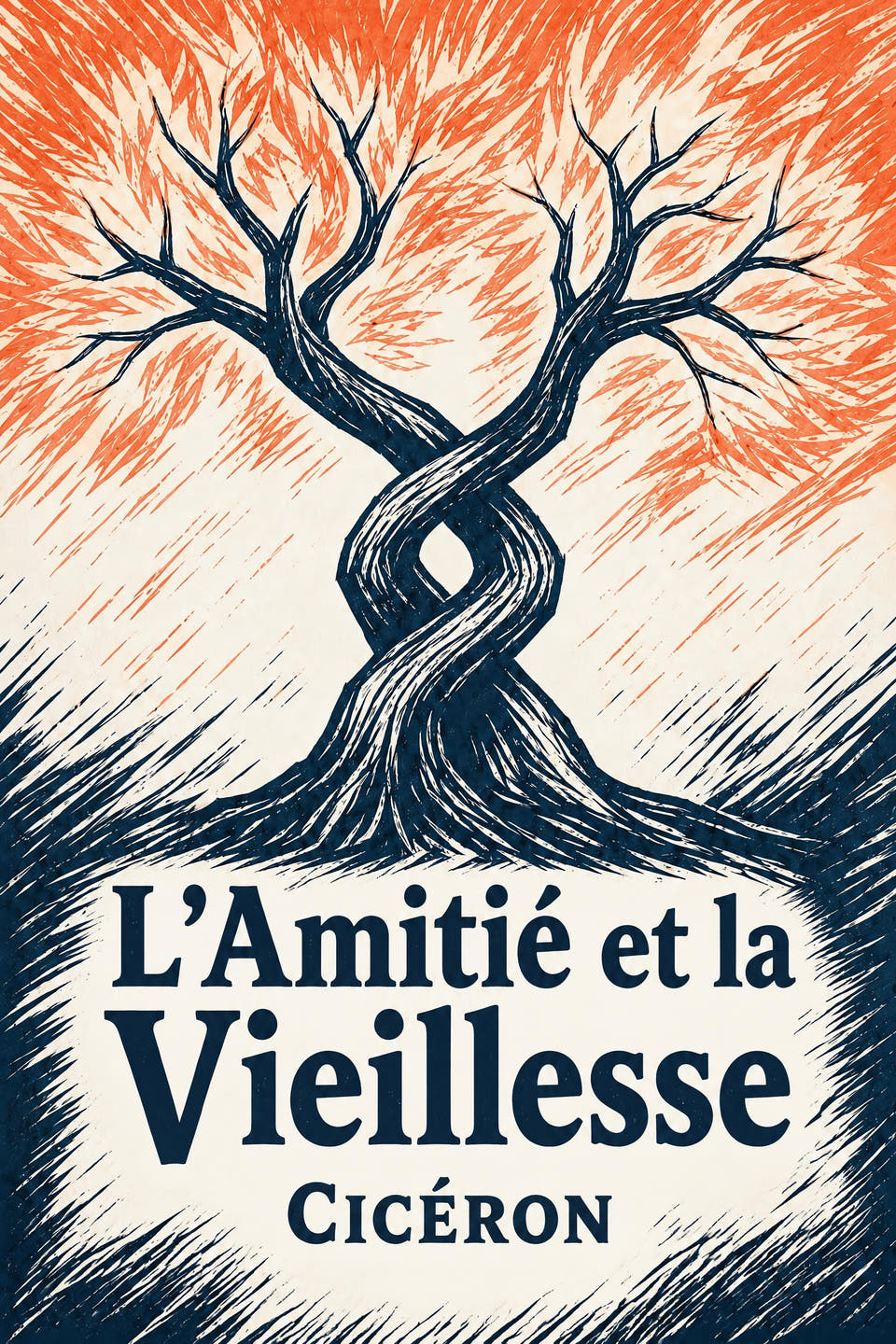 L’Amitié et la Vieillesse by Cicéron, the cover