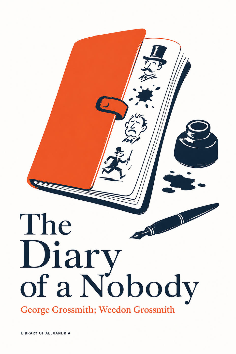 The Diary of a Nobody by George Grossmith; Weedon Grossmith, the cover