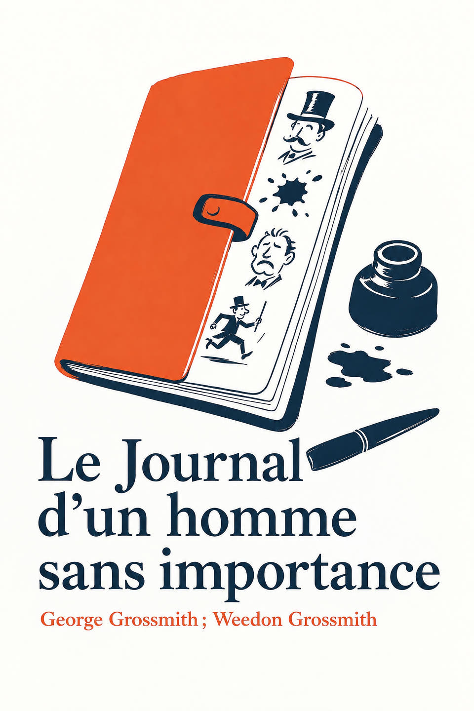 Le Journal d’un homme sans importance by George Grossmith ; Weedon Grossmith, the cover