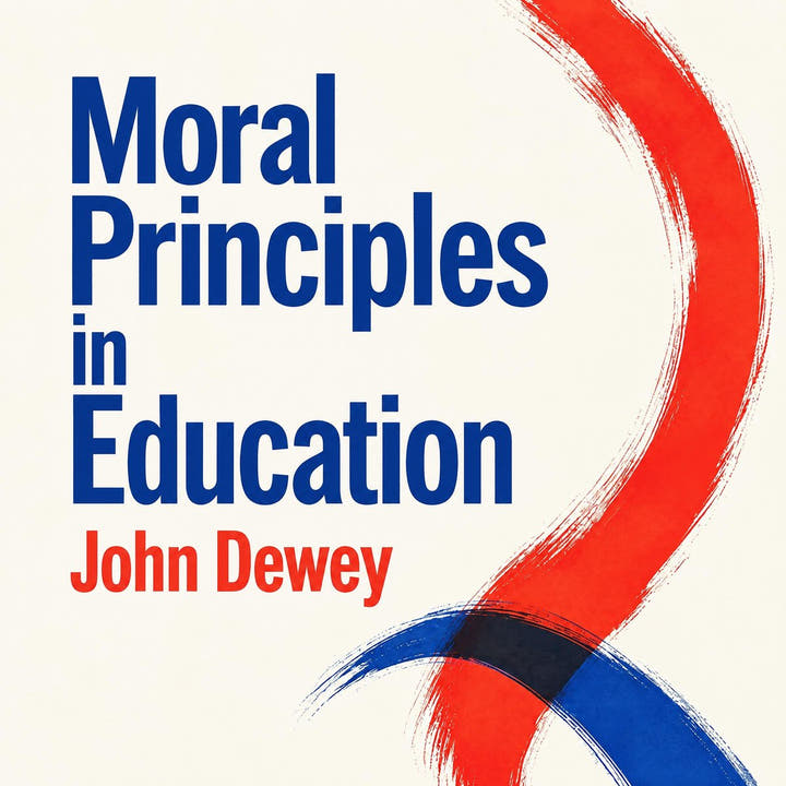 Moral Principles in Education, the audiobook cover