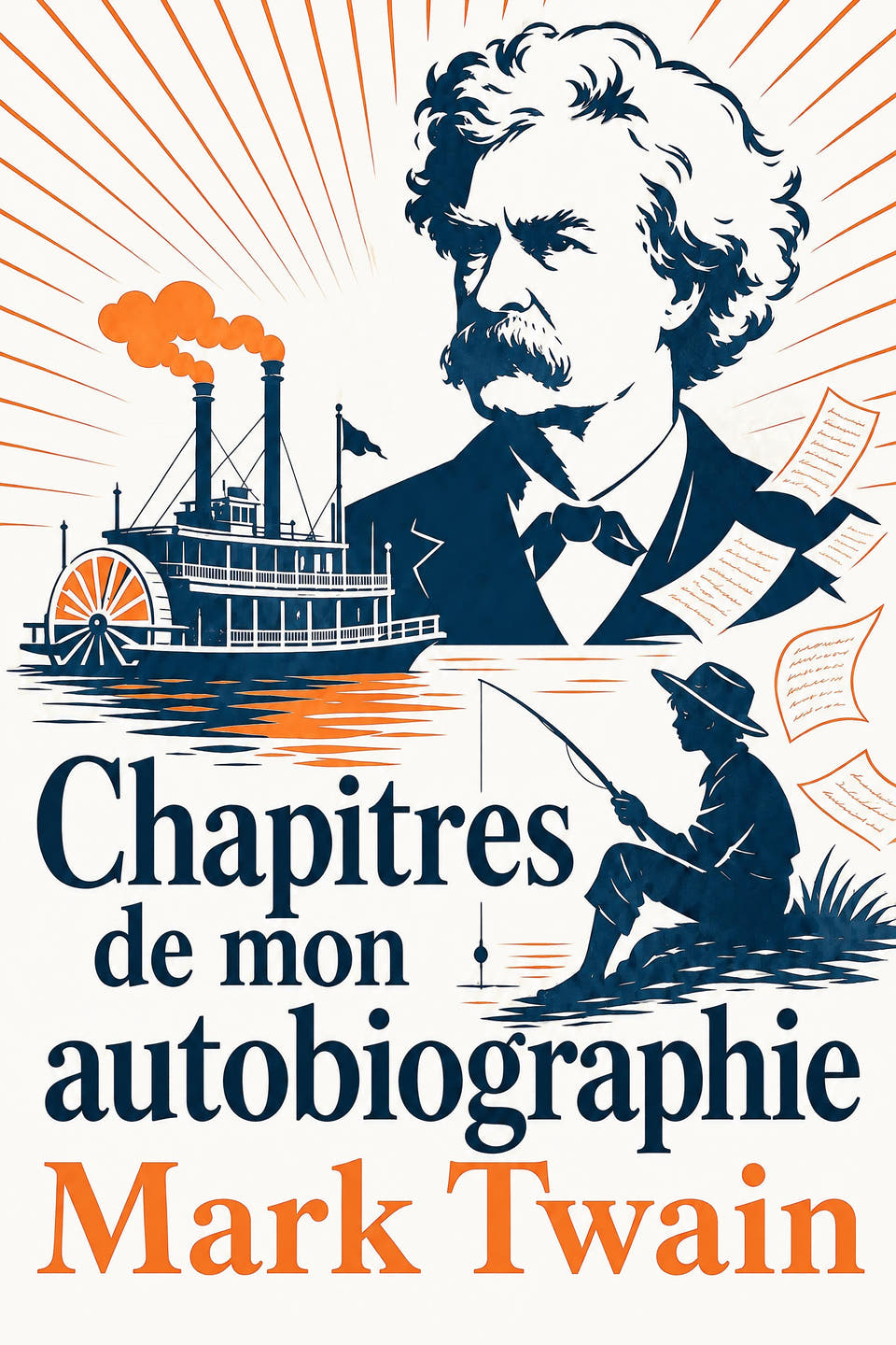 Chapitres de mon autobiographie by Mark Twain, the cover