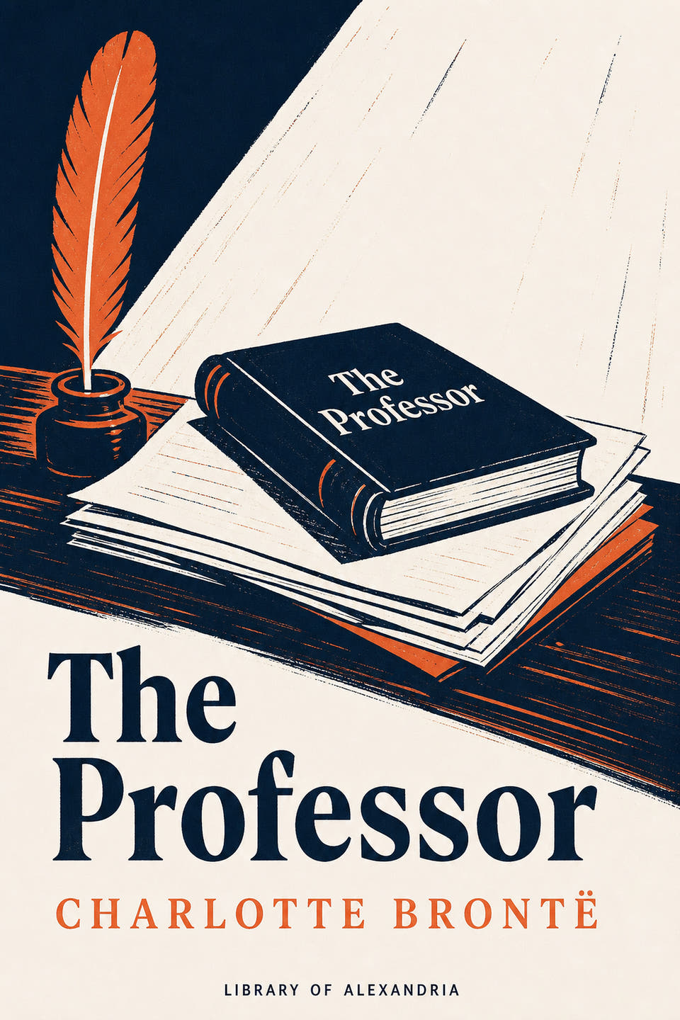 Il professore by Charlotte Brontë, the cover