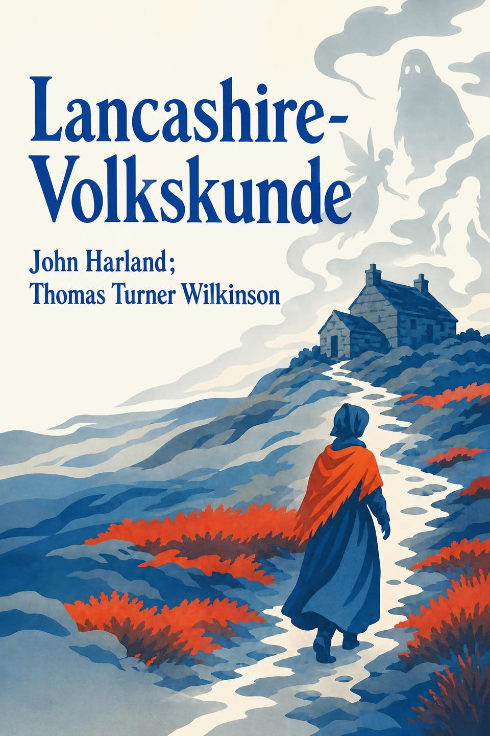 Lancashire-Volkskunde by John Harland; Thomas Turner Wilkinson, the cover