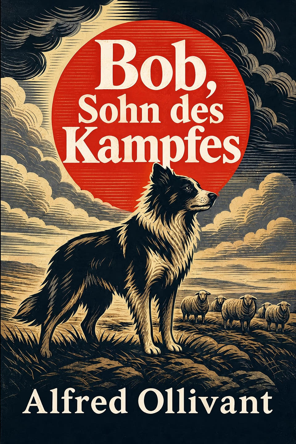 Bob, Sohn des Kampfes by Alfred Ollivant, the cover