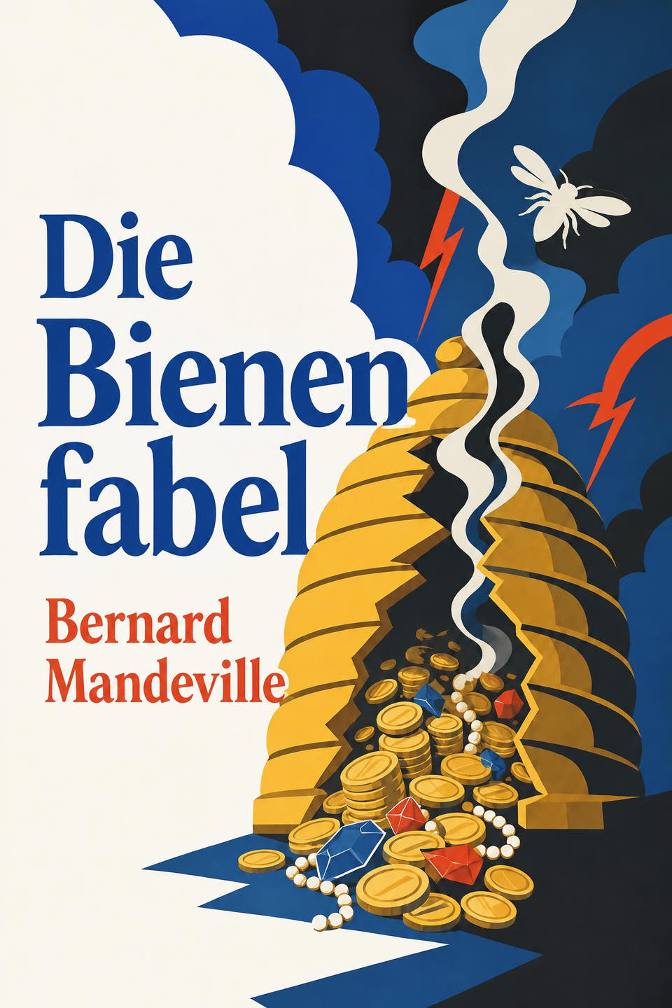 Die Bienenfabel by Bernard Mandeville, the cover