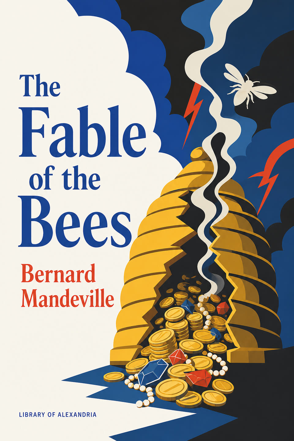 The Fable of the Bees by Bernard Mandeville, the cover
