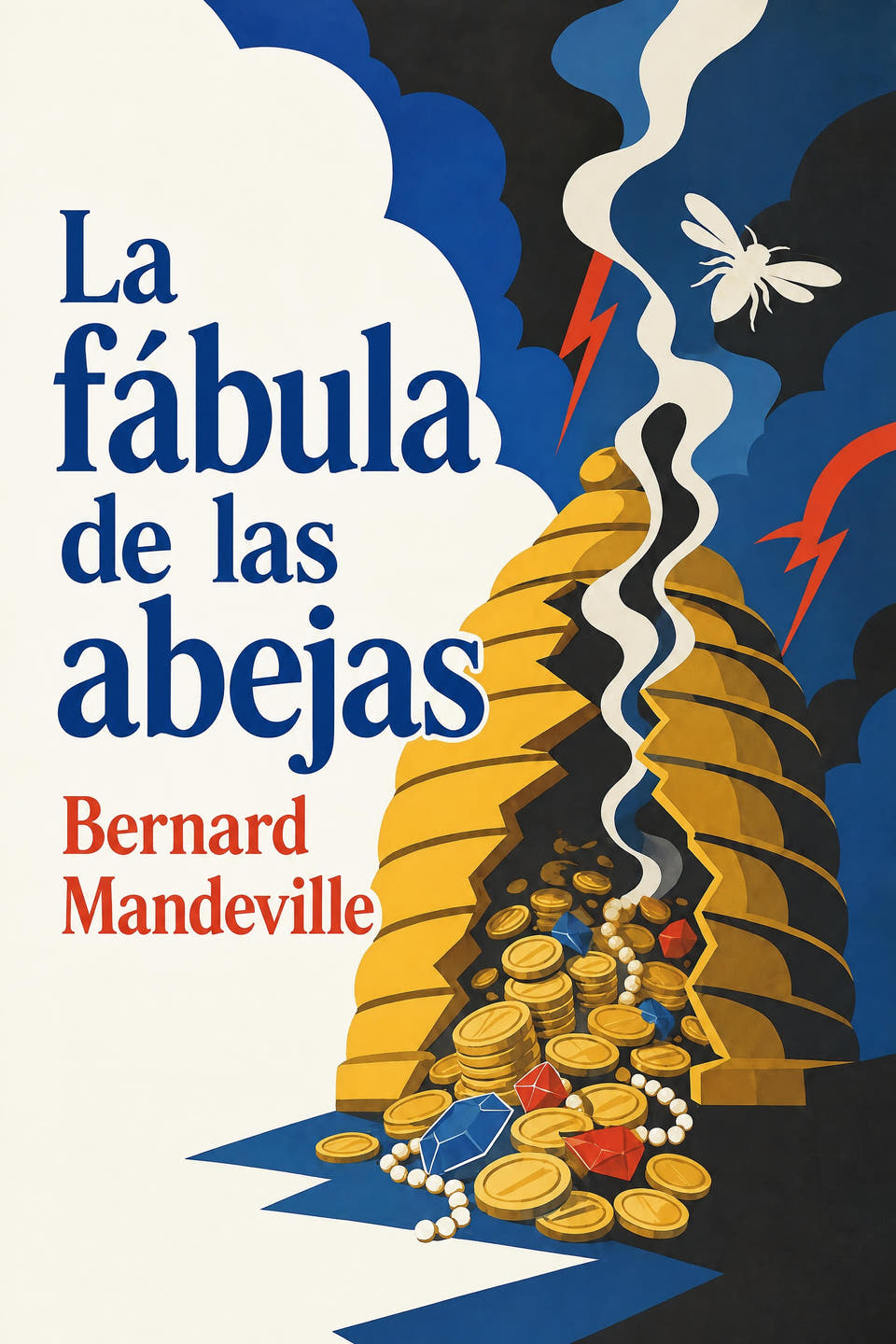 La fábula de las abejas by Bernard Mandeville, the cover