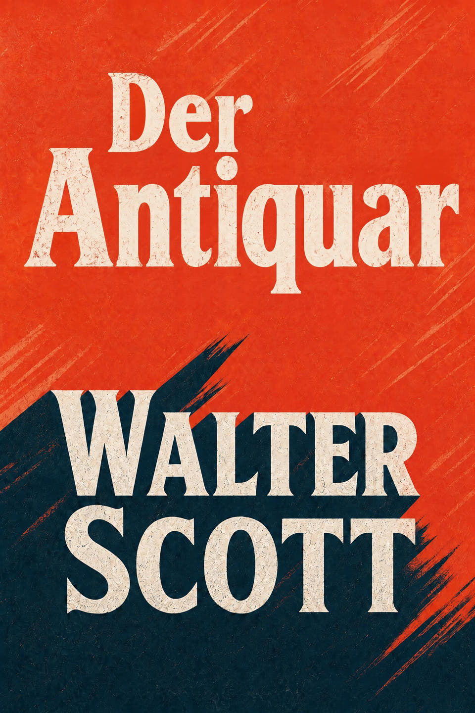 Der Antiquar by Walter Scott, the cover