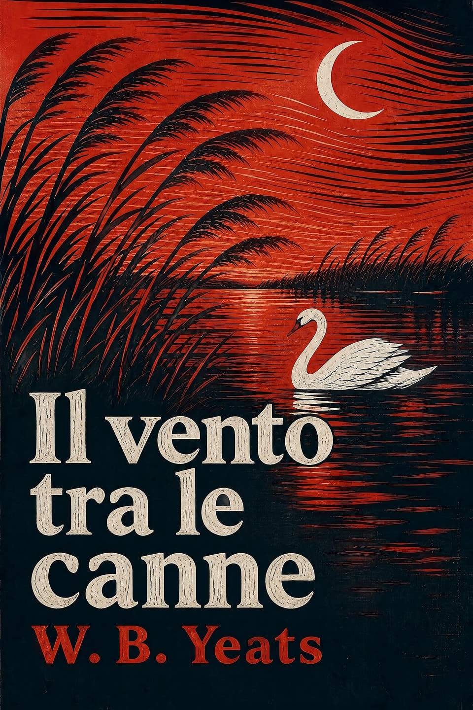 Il vento tra le canne by W. B. Yeats, the cover