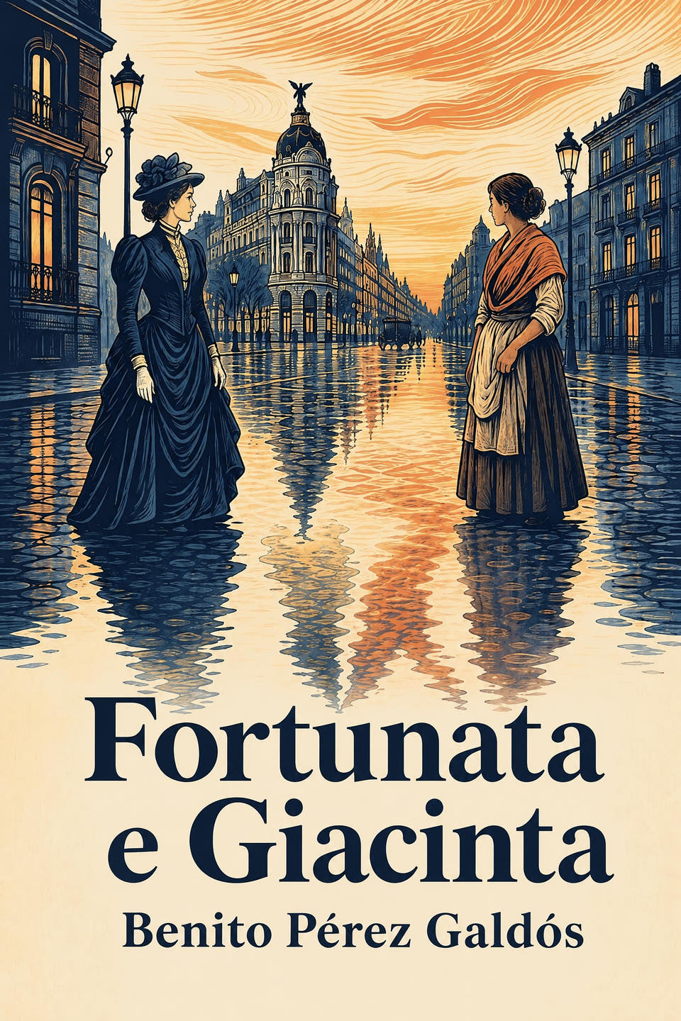 Fortunata e Giacinta by Benito Pérez Galdós, the cover