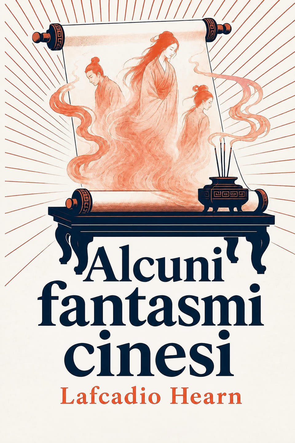 Alcuni fantasmi cinesi by Lafcadio Hearn, the cover