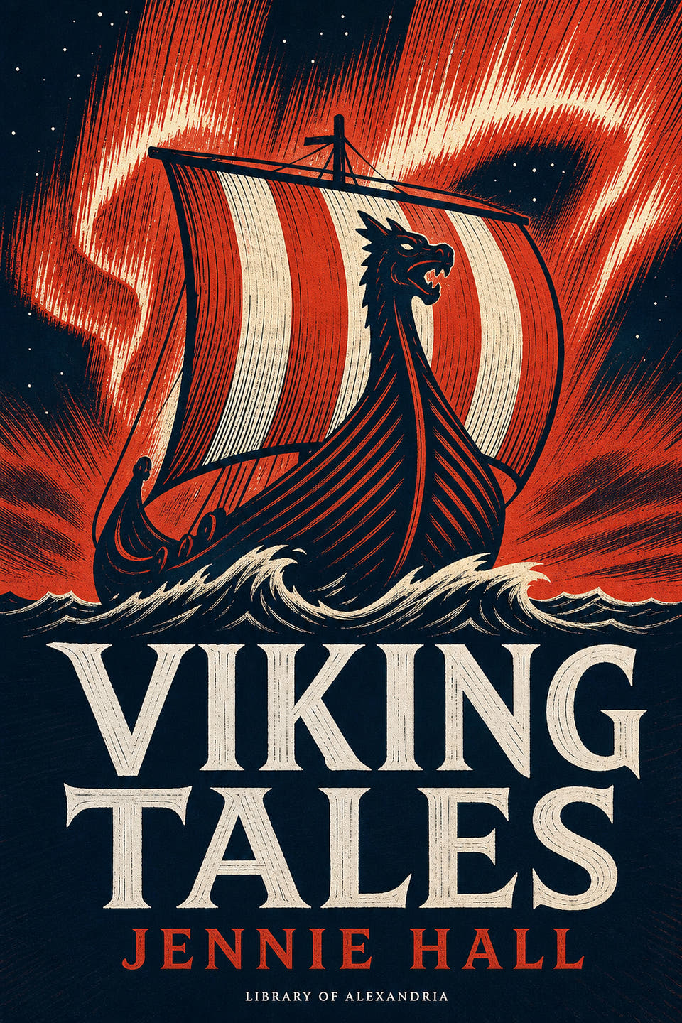 Viking Tales by Jennie Hall, the cover
