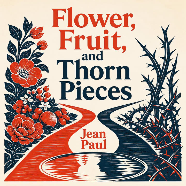 Flower, Fruit, and Thorn Pieces, the audiobook cover