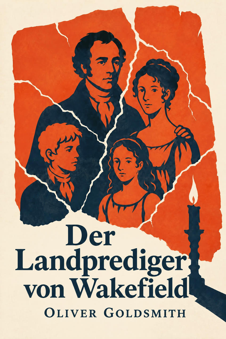 Der Landprediger von Wakefield by Oliver Goldsmith, the cover