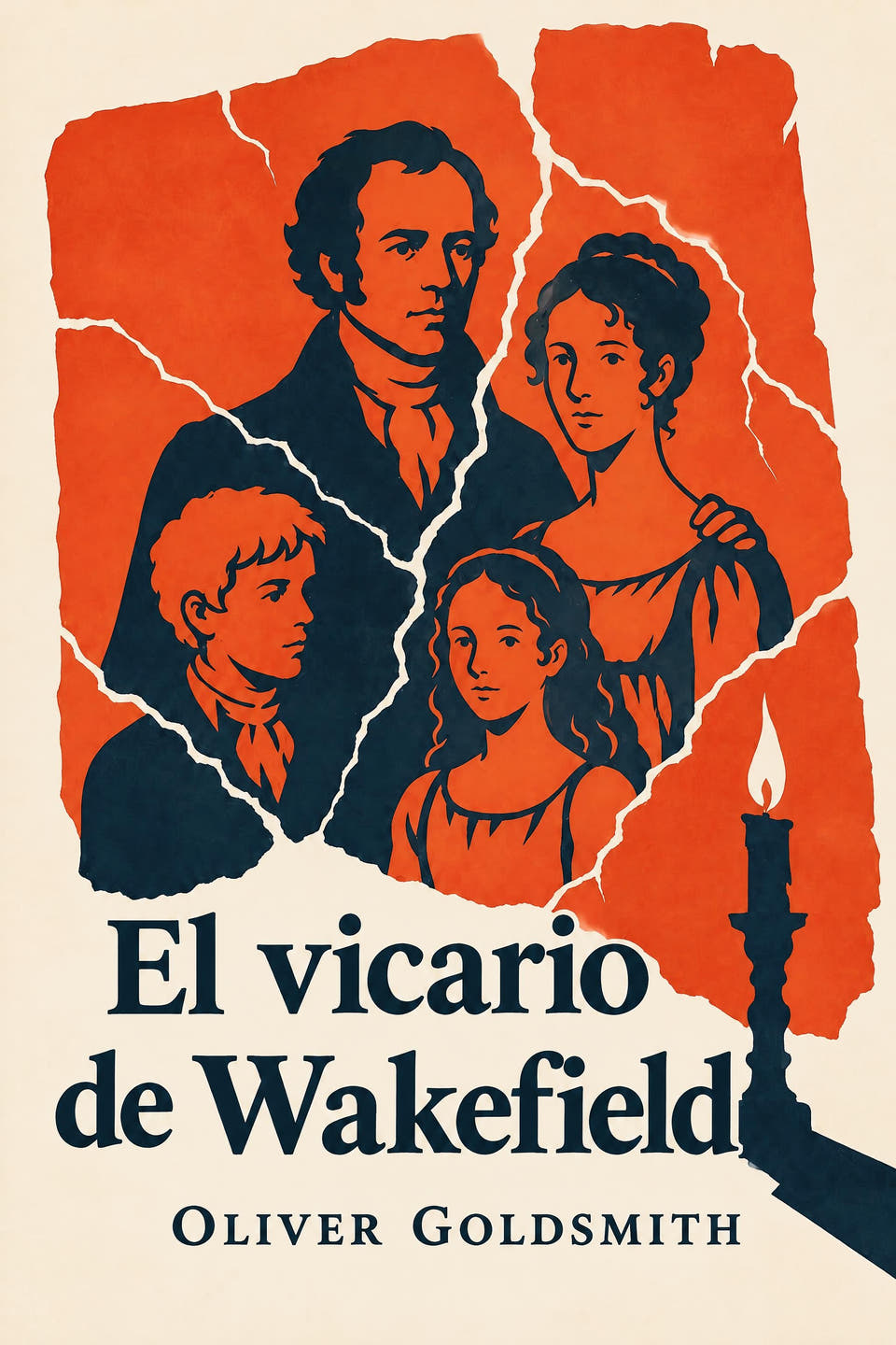 El vicario de Wakefield by Oliver Goldsmith, the cover