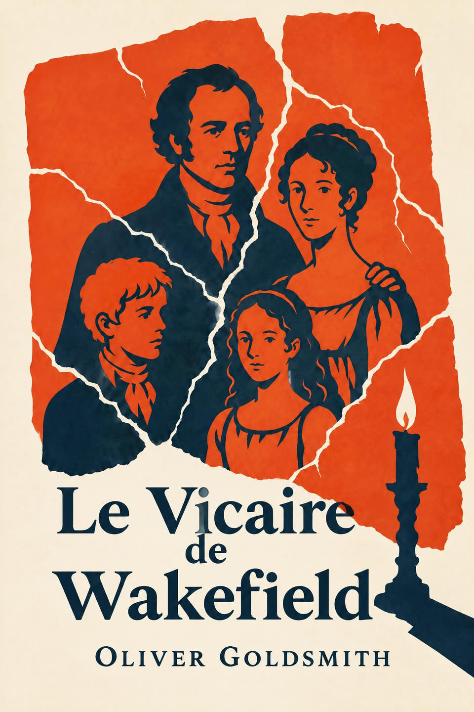 Le Vicaire de Wakefield by Oliver Goldsmith, the cover