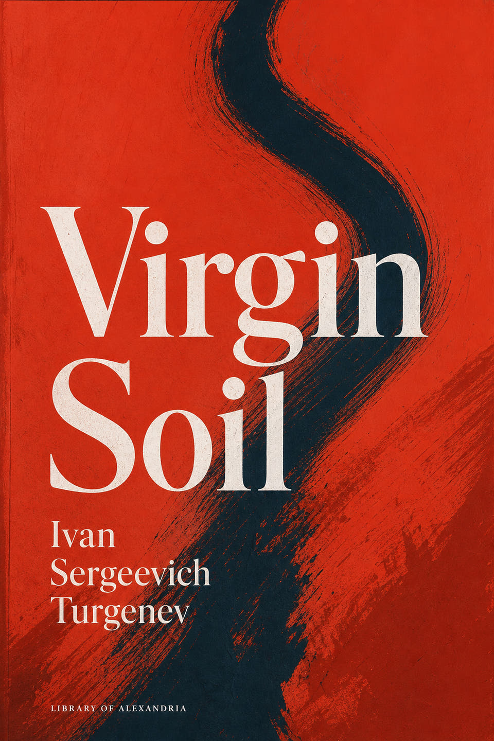 Virgin Soil by Ivan Turgenev, the cover