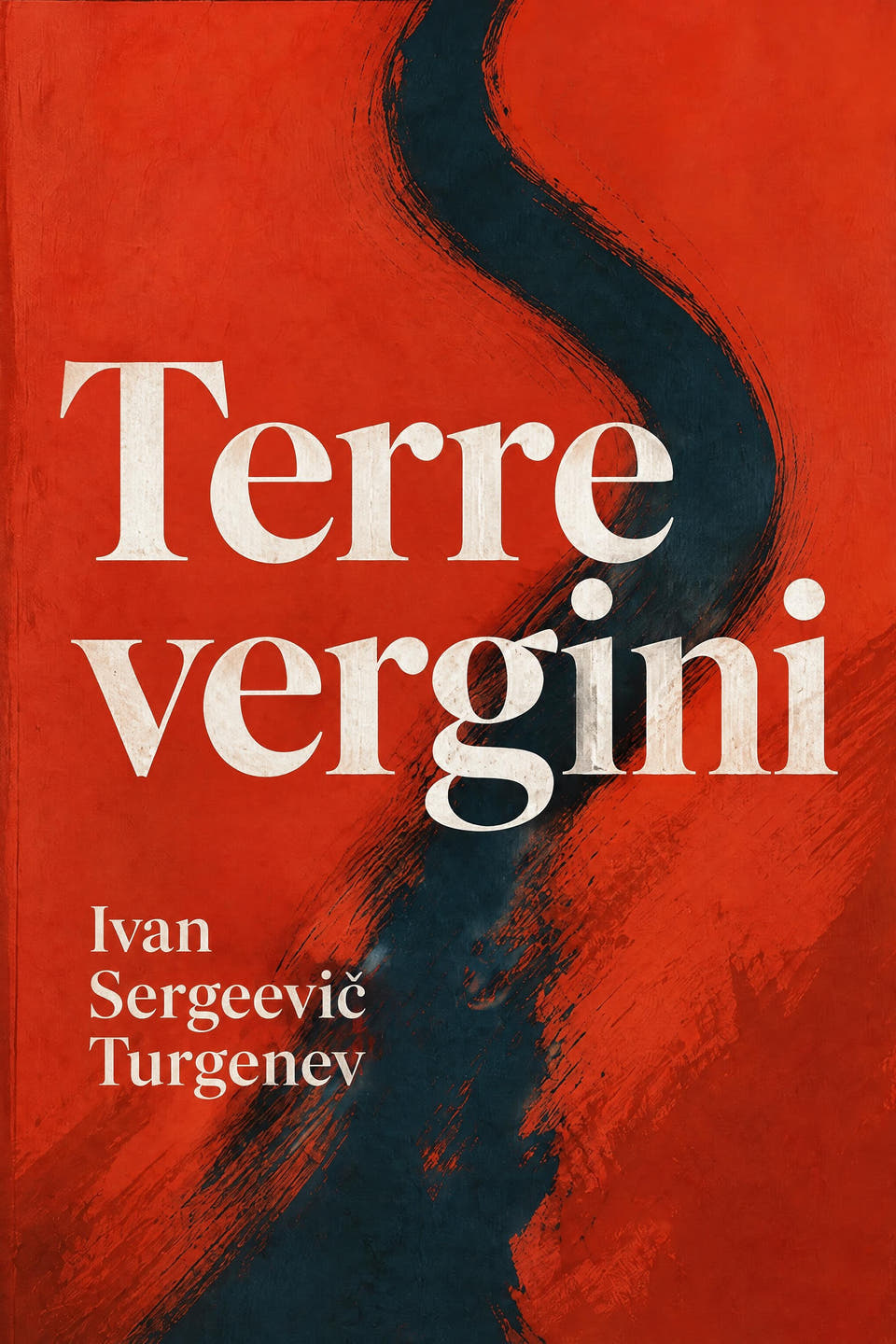Terre vergini by Ivan Sergeevič Turgenev, the cover