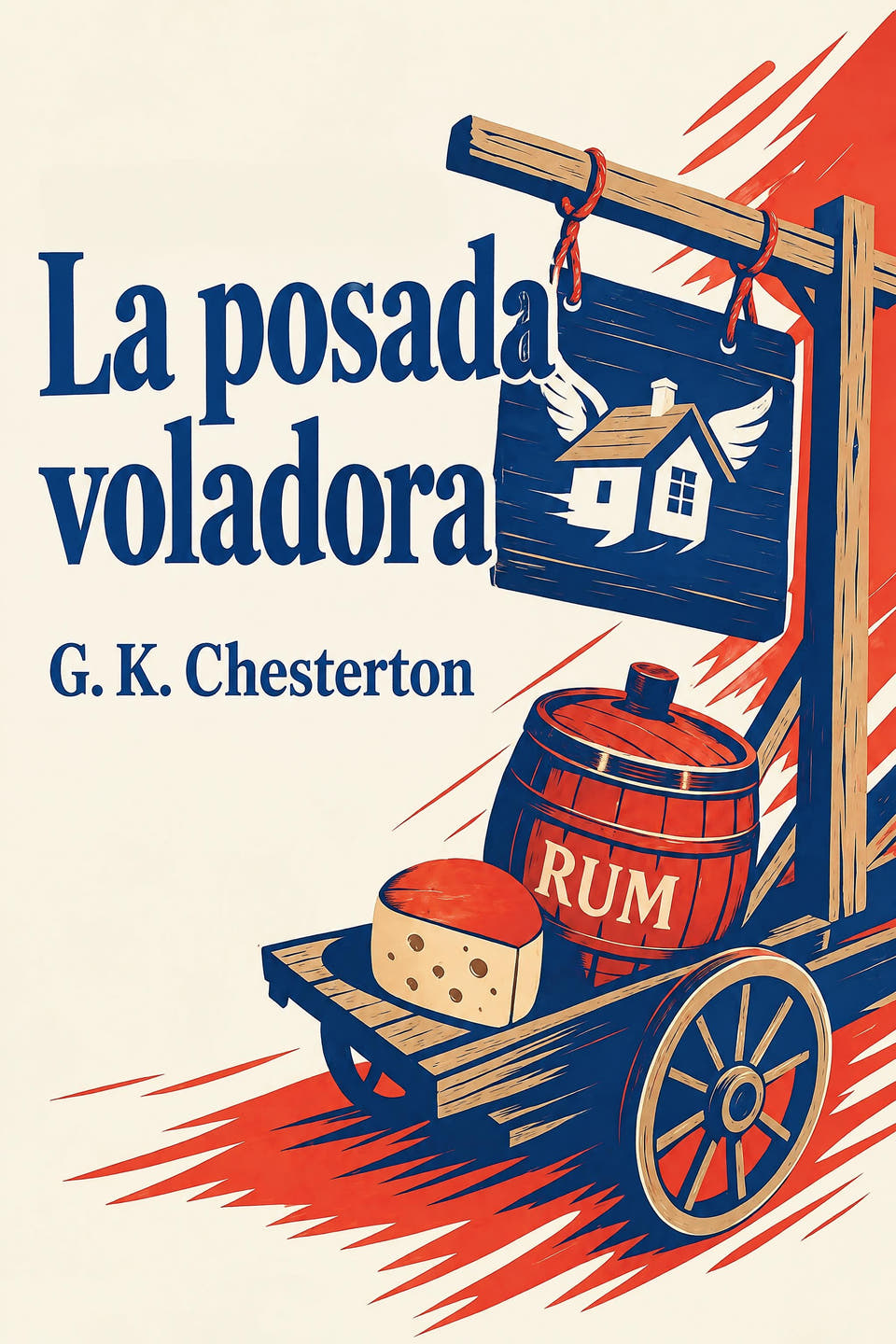 La posada voladora by G. K. Chesterton, the cover