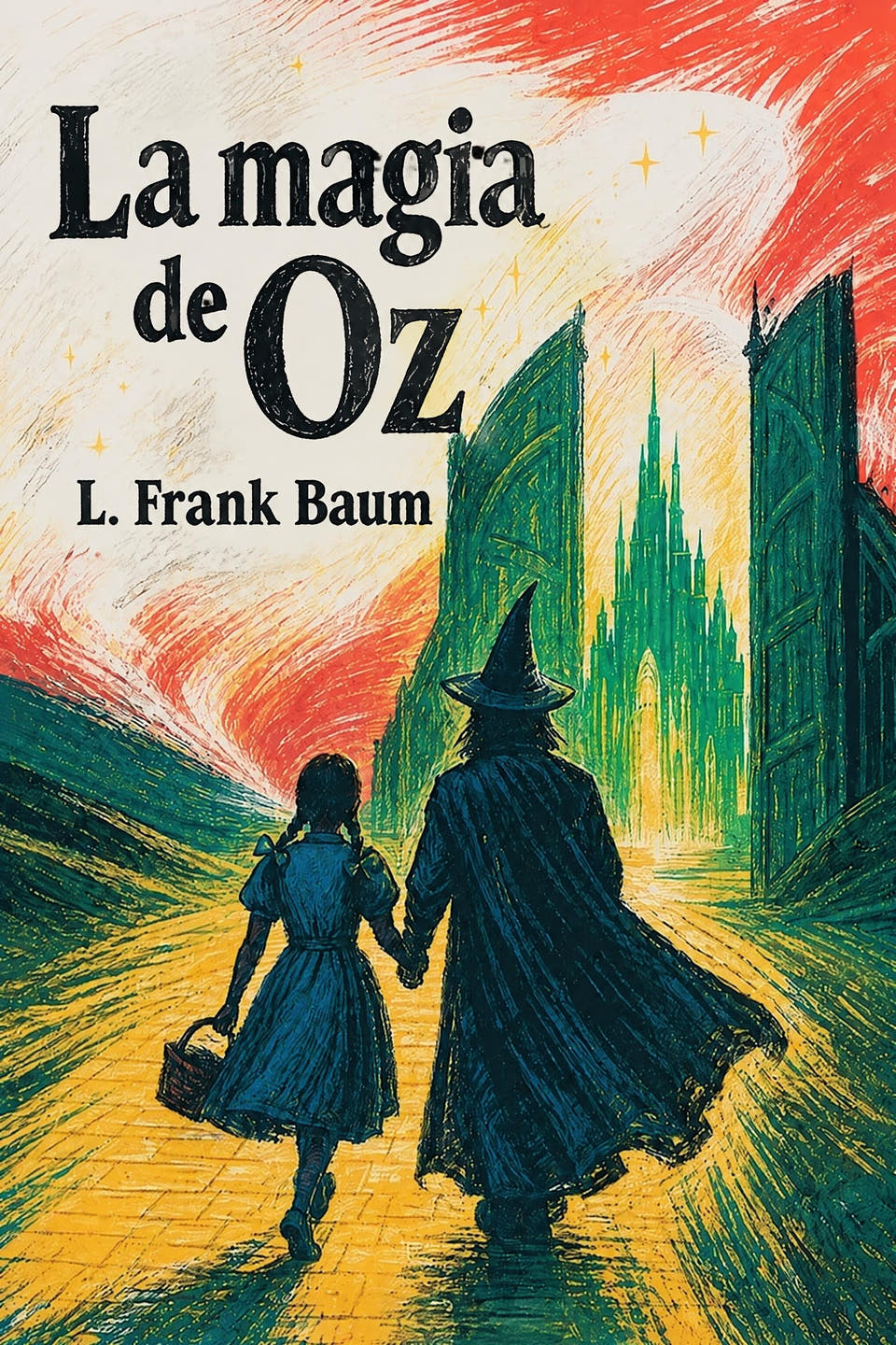 La magia de Oz by L. Frank Baum, the cover