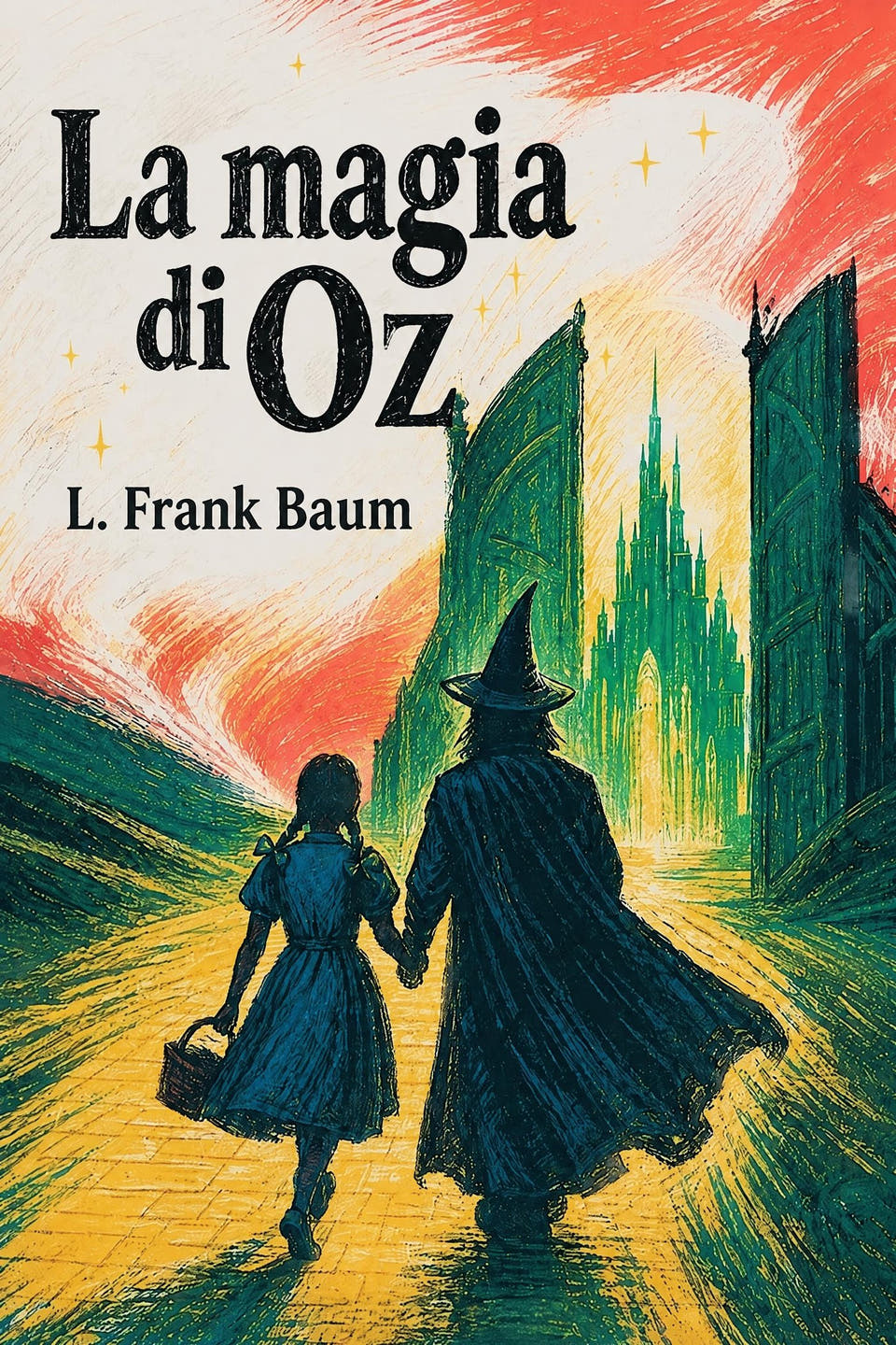 La magia di Oz by L. Frank Baum, the cover