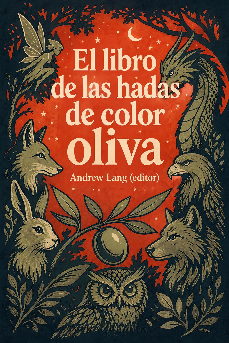 El libro de las hadas de color oliva by Andrew Lang (editor), the cover