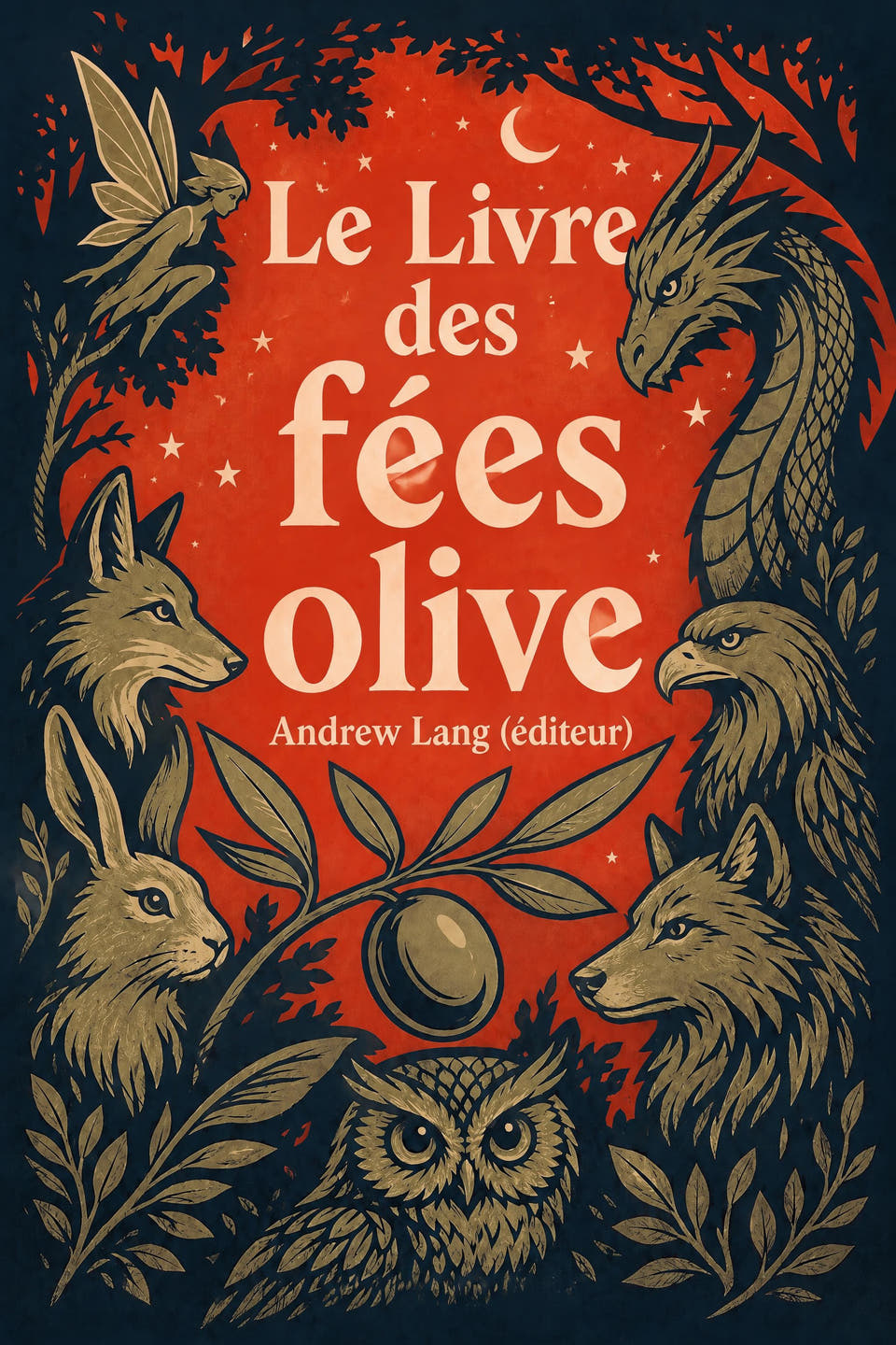 Le Livre des fées olive by Andrew Lang (éditeur), the cover