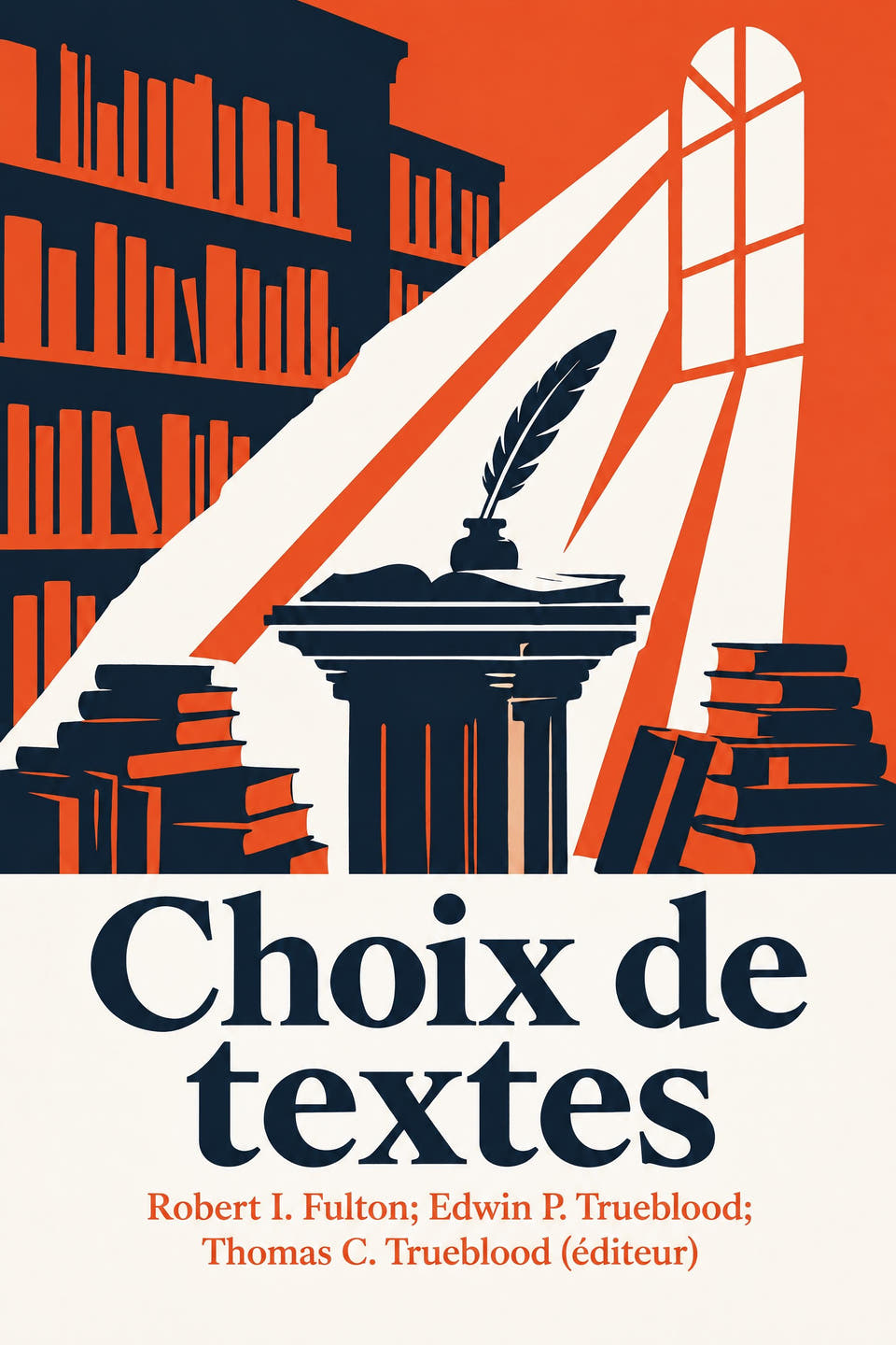 Choix de textes by Robert I. Fulton; Edwin P. Trueblood; Thomas C. Trueblood (éditeur), the cover