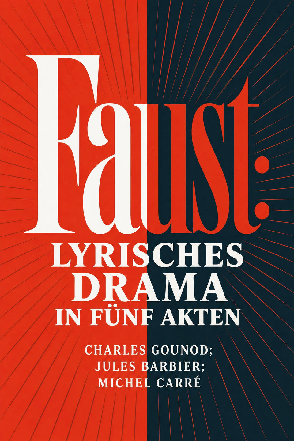 Faust: Lyrisches Drama in fünf Akten by Charles Gounod; Jules Barbier; Michel Carré, the cover