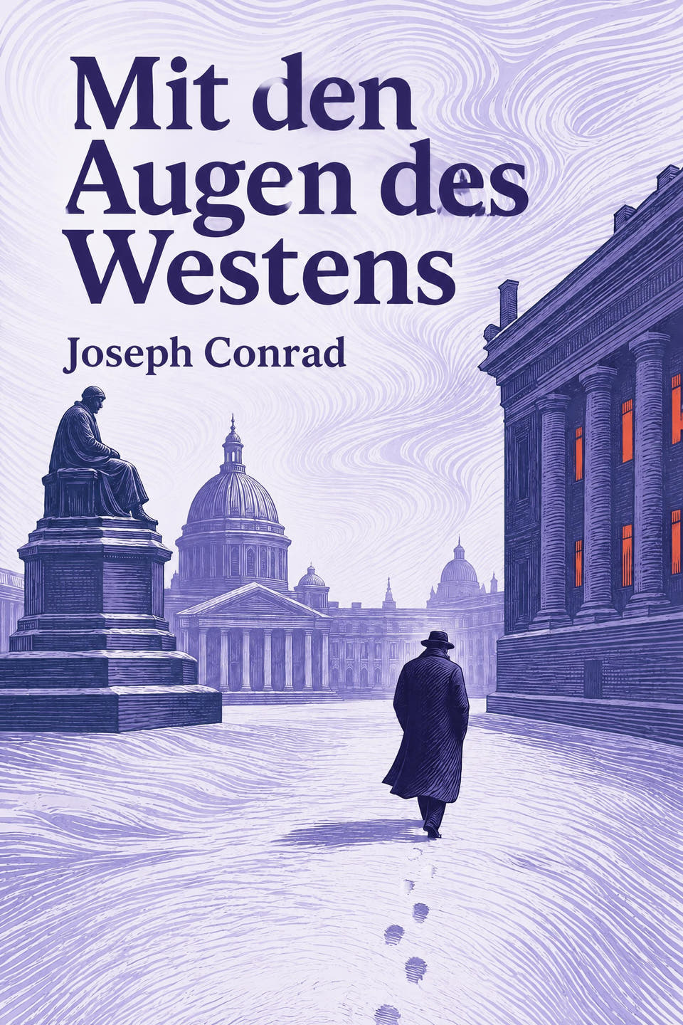 Mit den Augen des Westens by Joseph Conrad, the cover