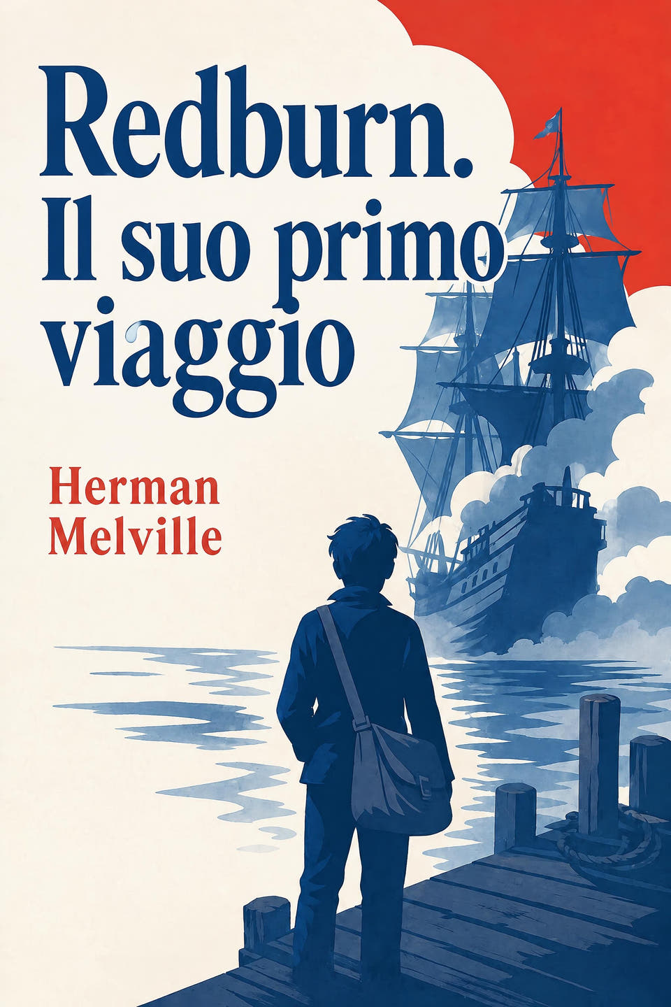 Redburn. Il suo primo viaggio by Herman Melville, the cover