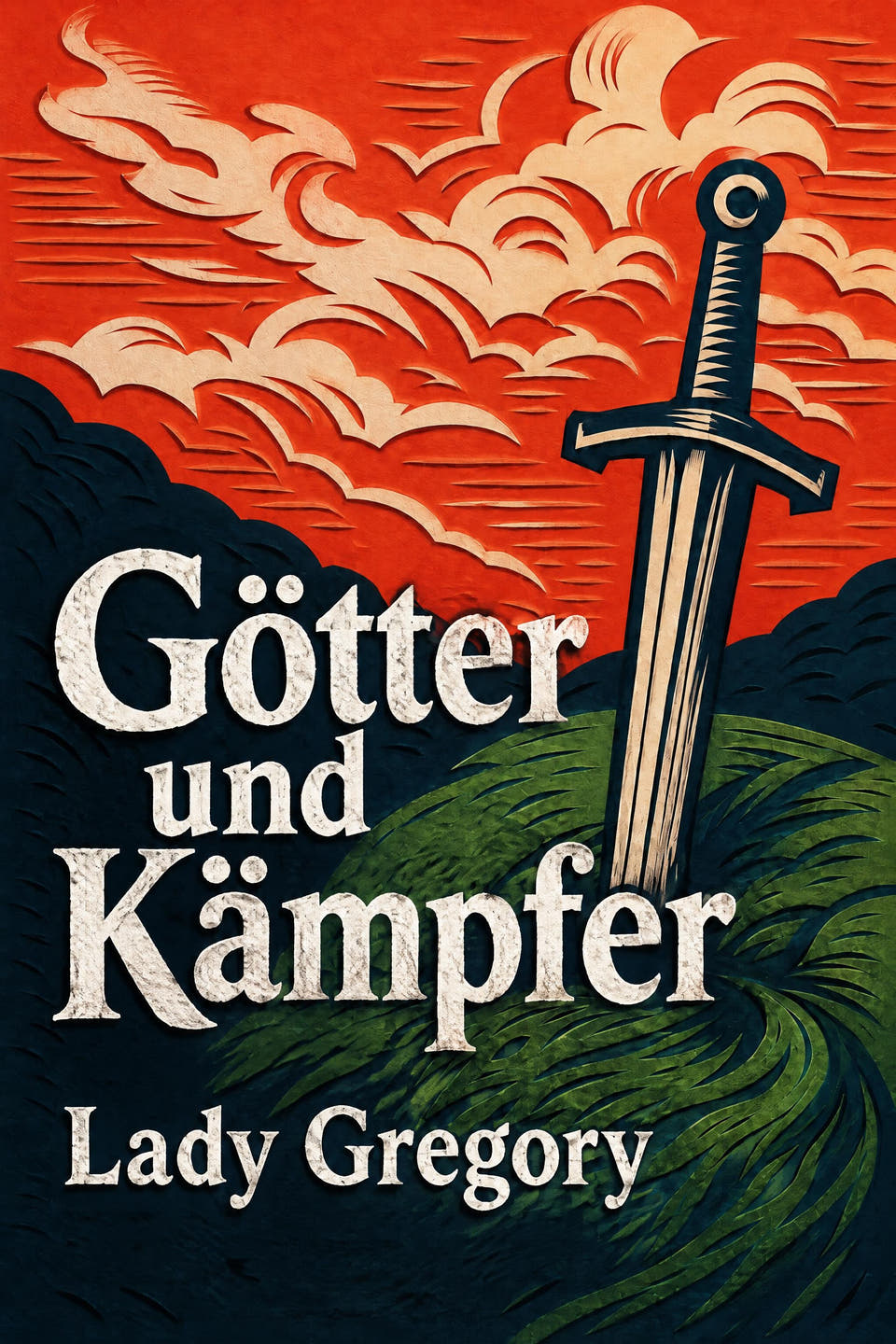 Götter und Kämpfer by Lady Gregory, the cover