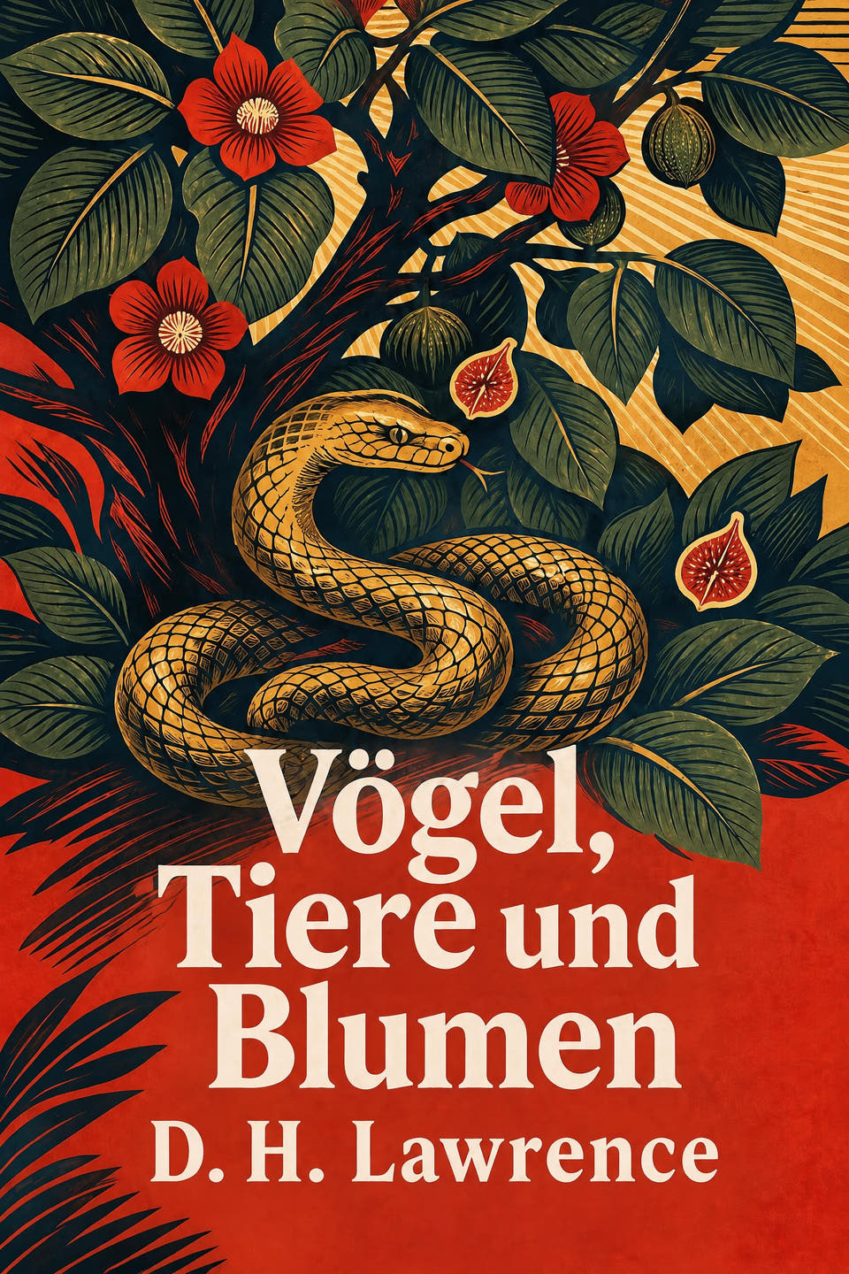 Vögel, Tiere und Blumen by D. H. Lawrence, the cover