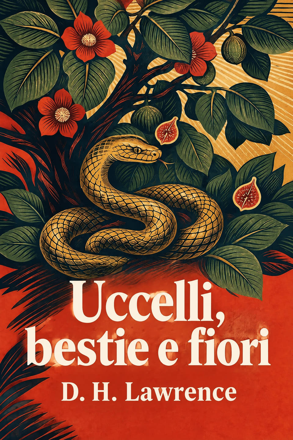 Uccelli, bestie e fiori by D. H. Lawrence, the cover