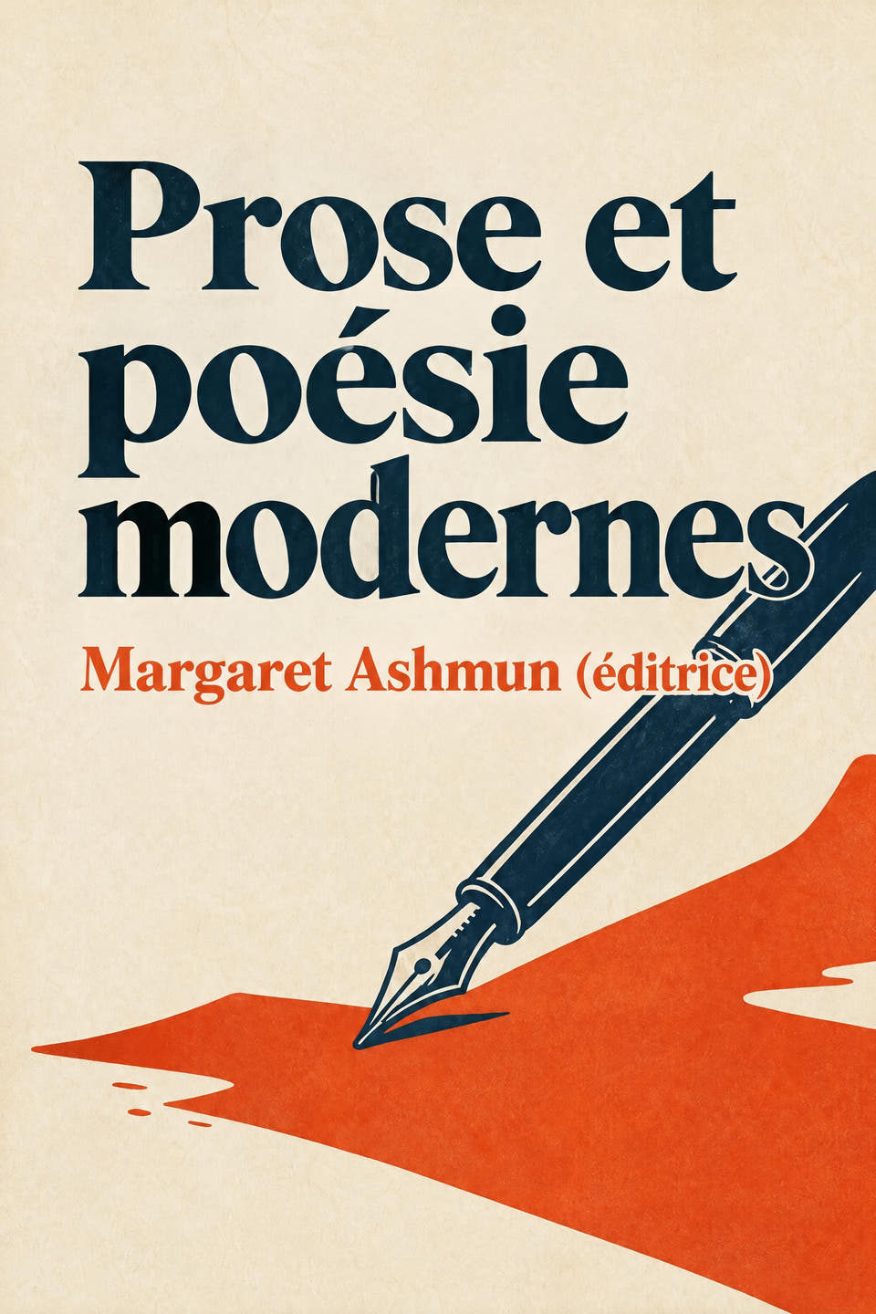 Prose et poésie modernes by Margaret Ashmun (éditrice), the cover