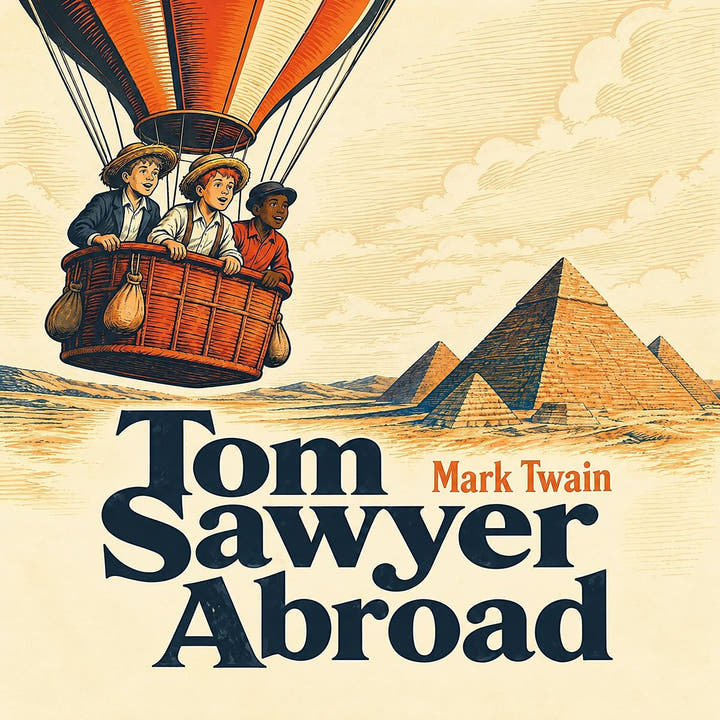 Tom Sawyer à travers le monde, the audiobook cover