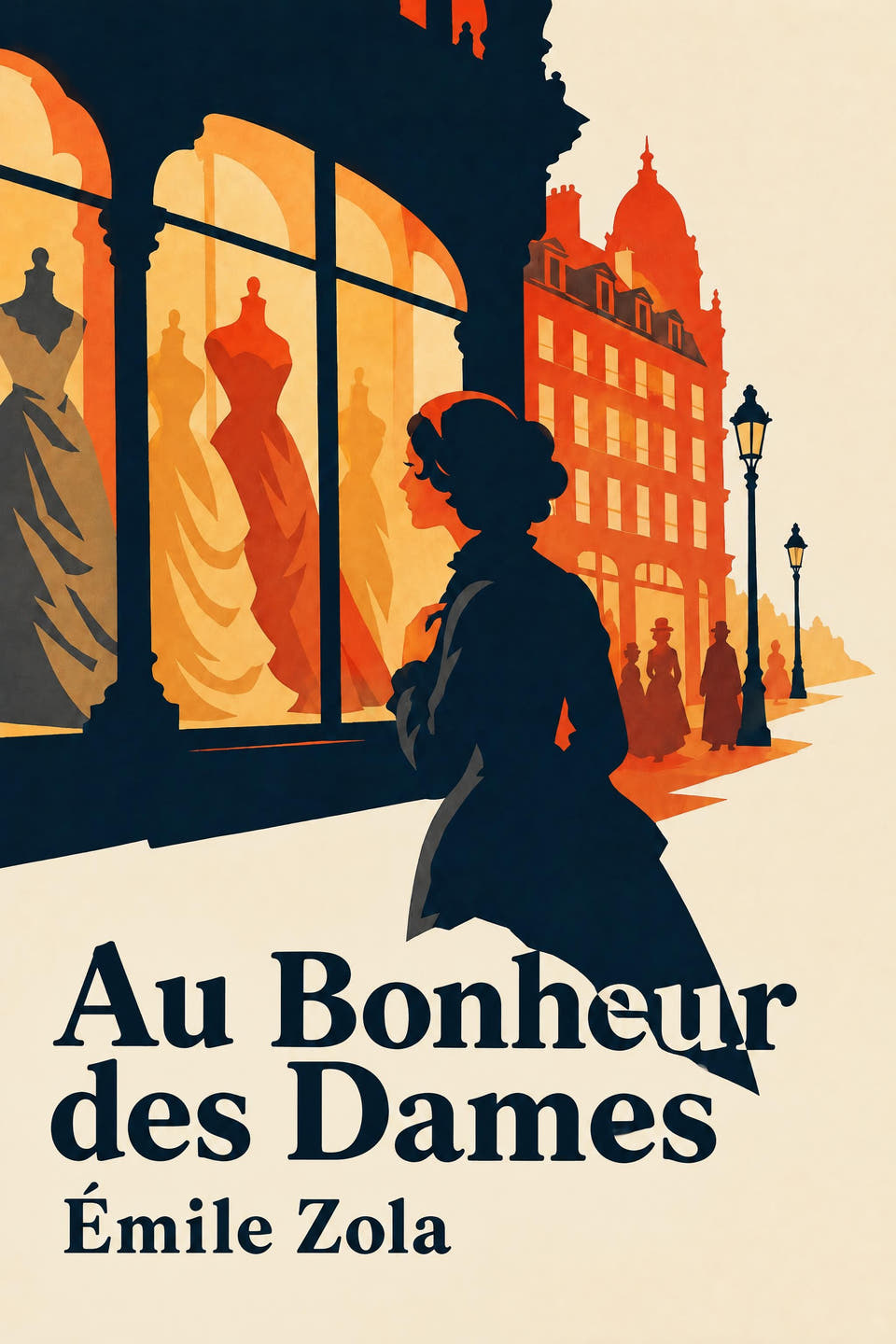 Au Bonheur des Dames by Émile Zola, the cover