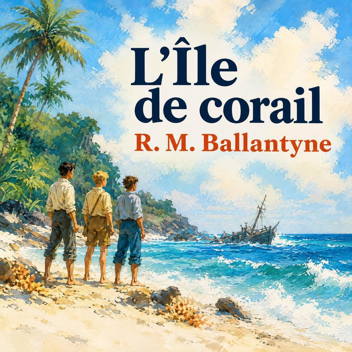 L’Île de corail, the audiobook cover