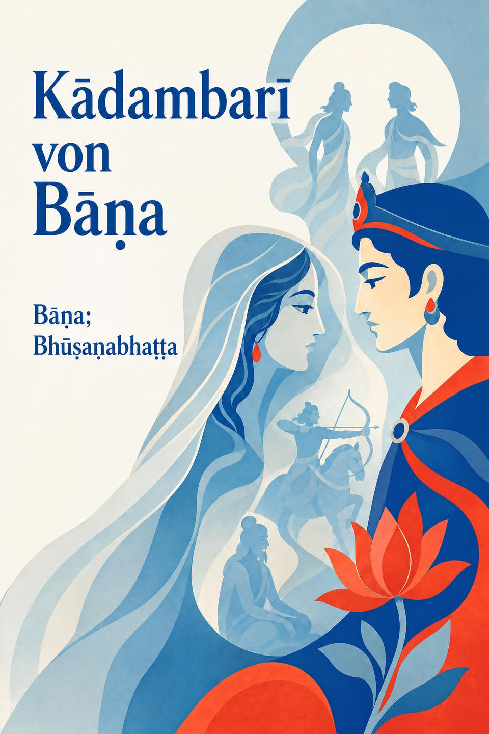 Kādambarī von Bāṇa by Bāṇa; Bhūṣaṇabhaṭṭa, the cover
