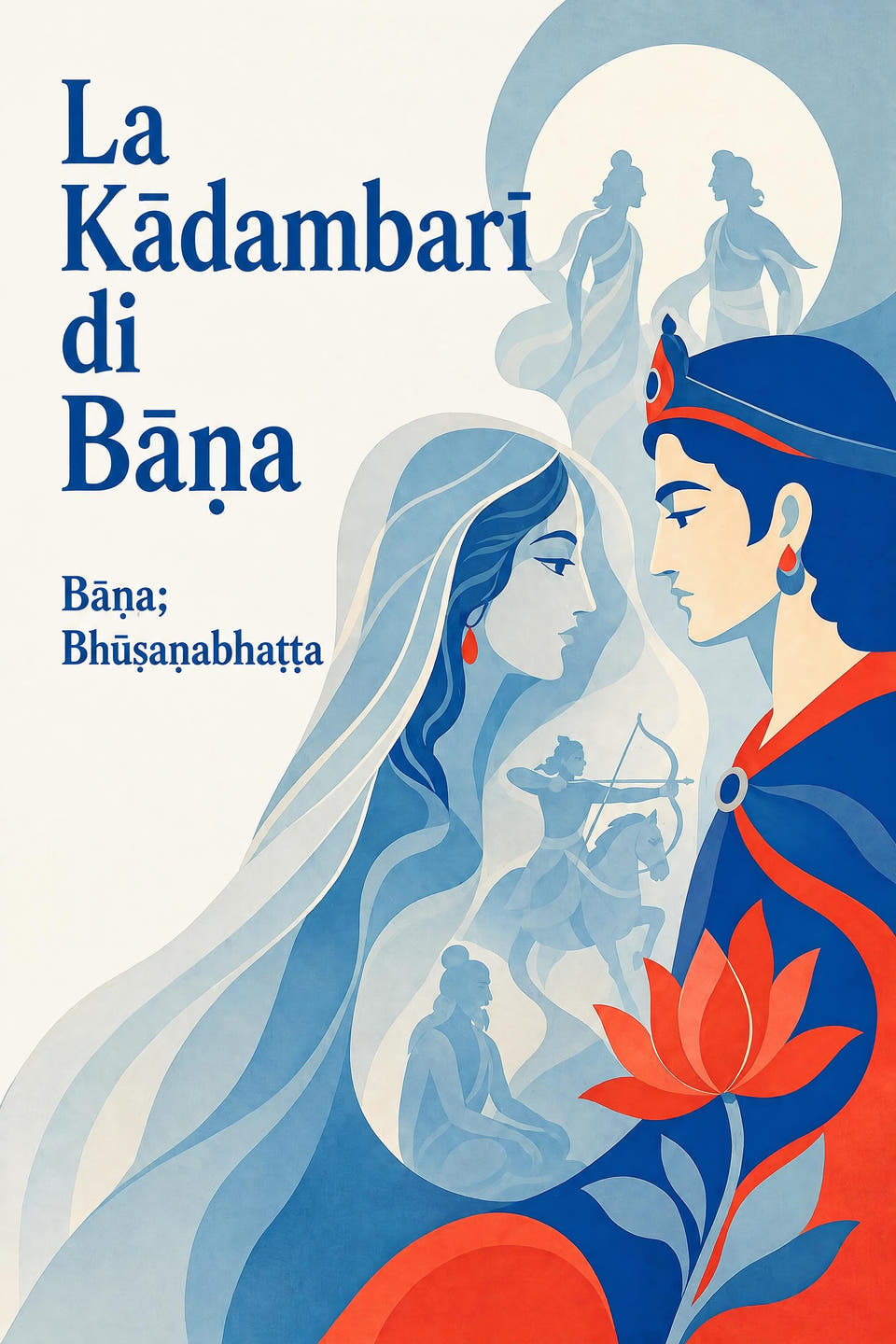 La Kādambarī di Bāṇa by Bāṇa; Bhūṣaṇabhaṭṭa, the cover