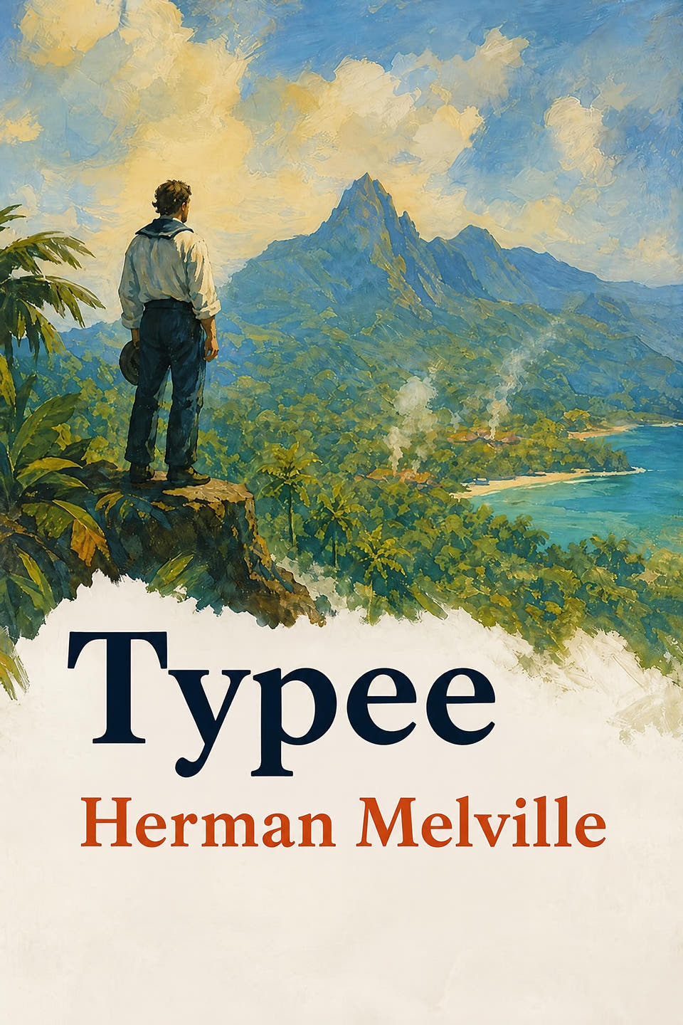 Typee by Herman Melville, the cover