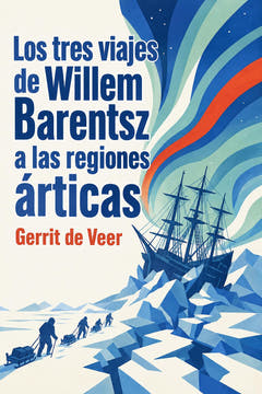 Los tres viajes de Willem Barentsz a las regiones árticas, the cover of this edition