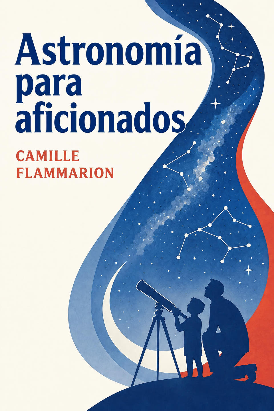 Astronomía para aficionados by Camille Flammarion, the cover
