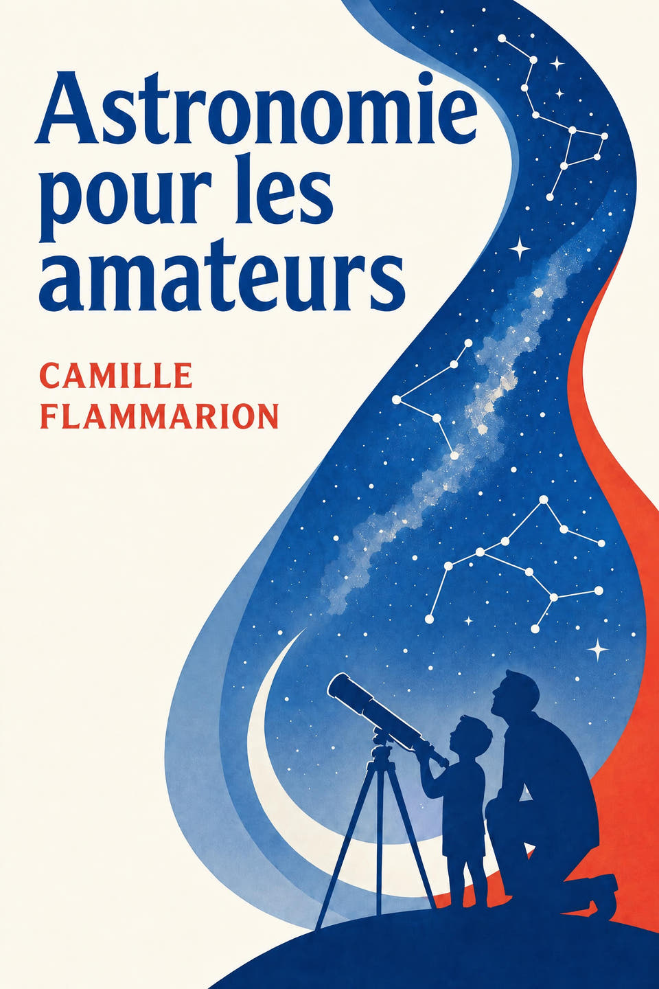 Astronomie pour les amateurs by Camille Flammarion, the cover