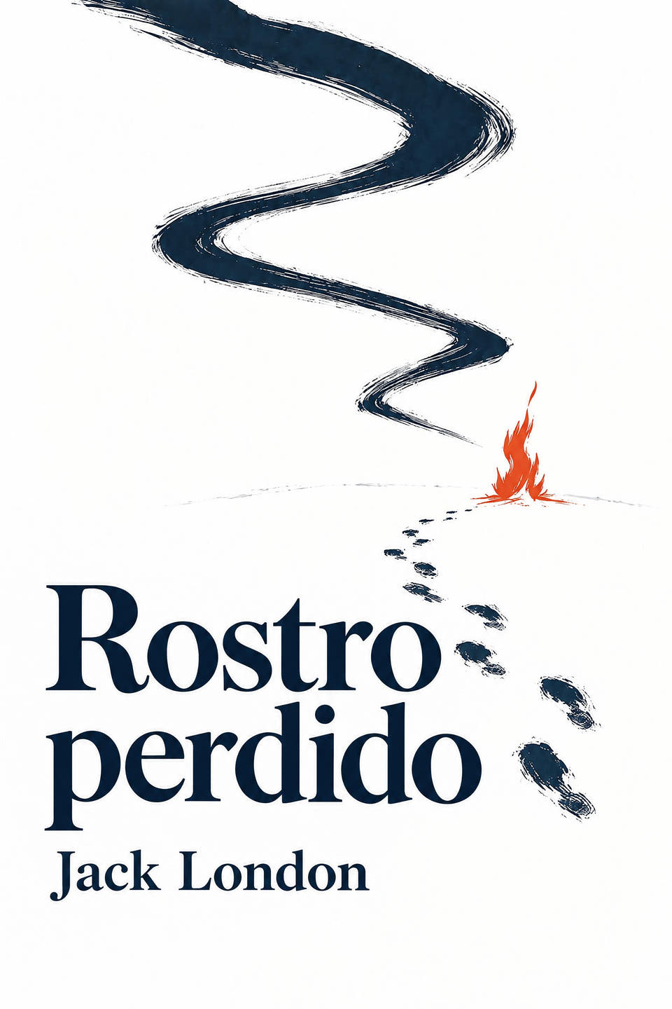 Rostro perdido by Jack London, the cover