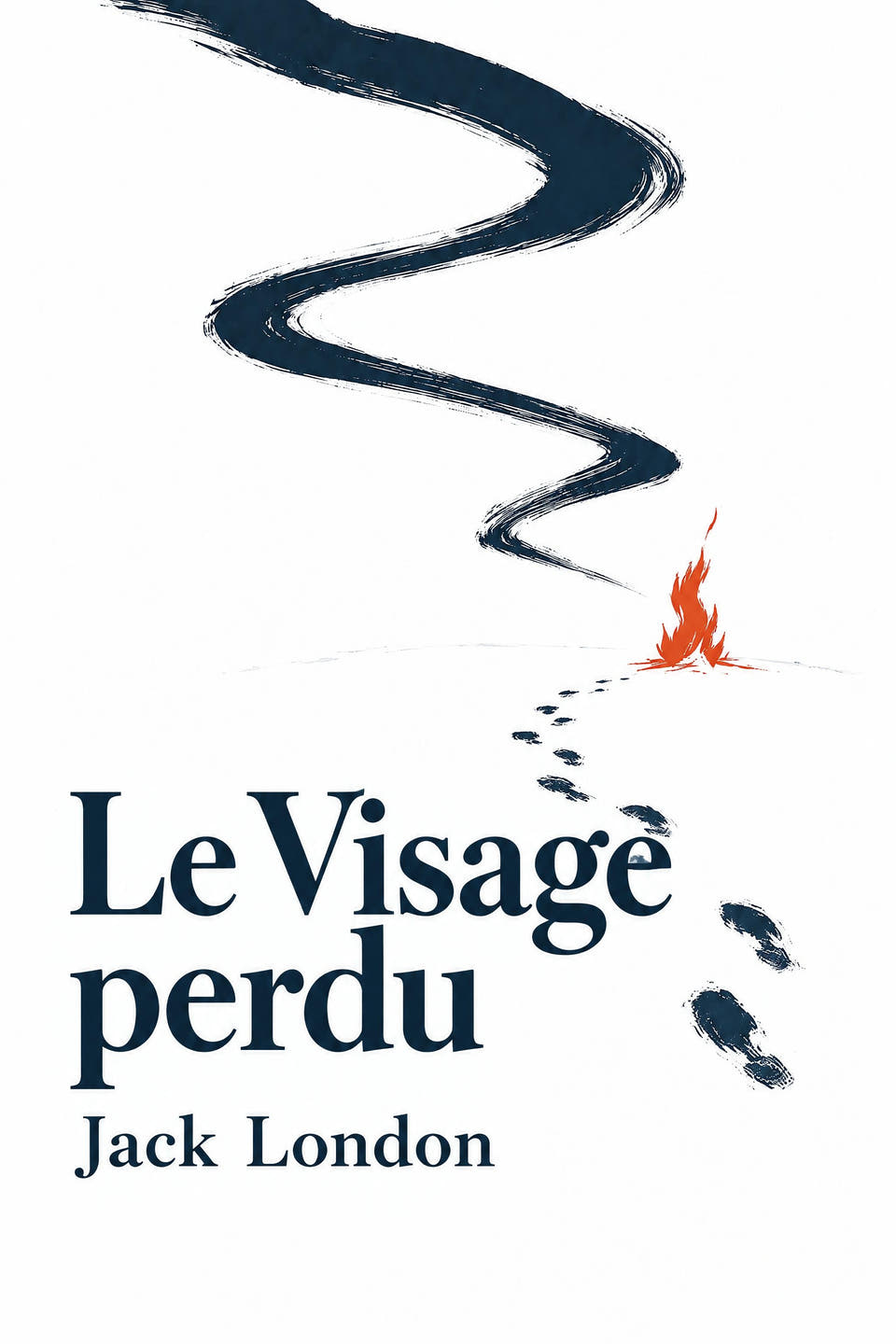 Le Visage perdu by Jack London, the cover
