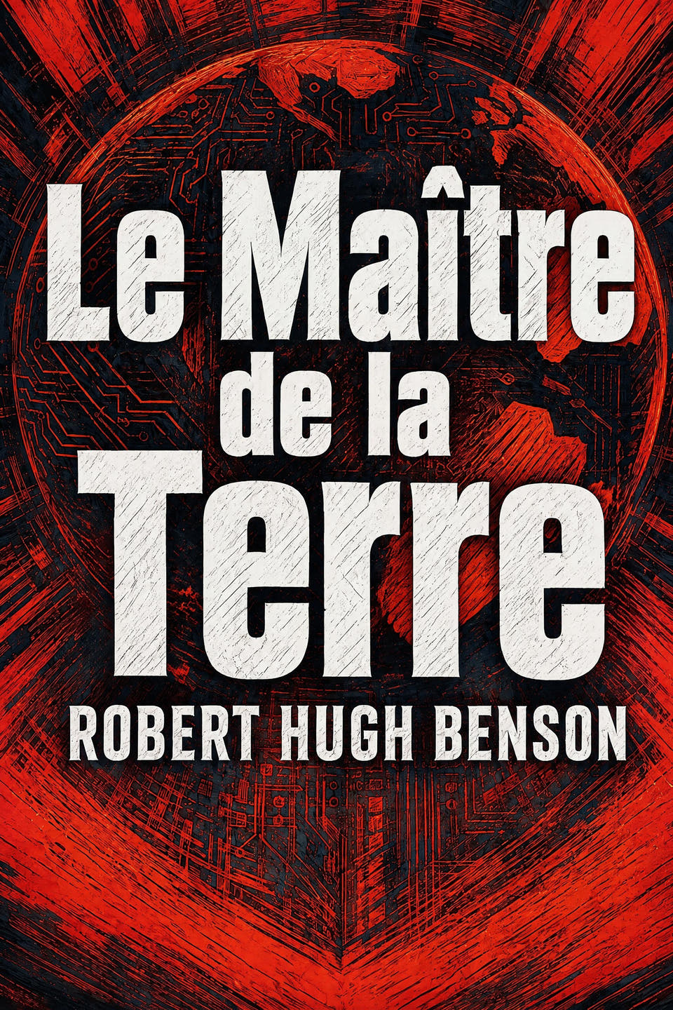 Le Maître de la Terre by Robert Hugh Benson, the cover