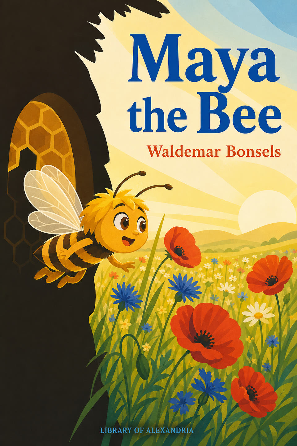 Maya the Bee by Waldemar Bonsels, the cover