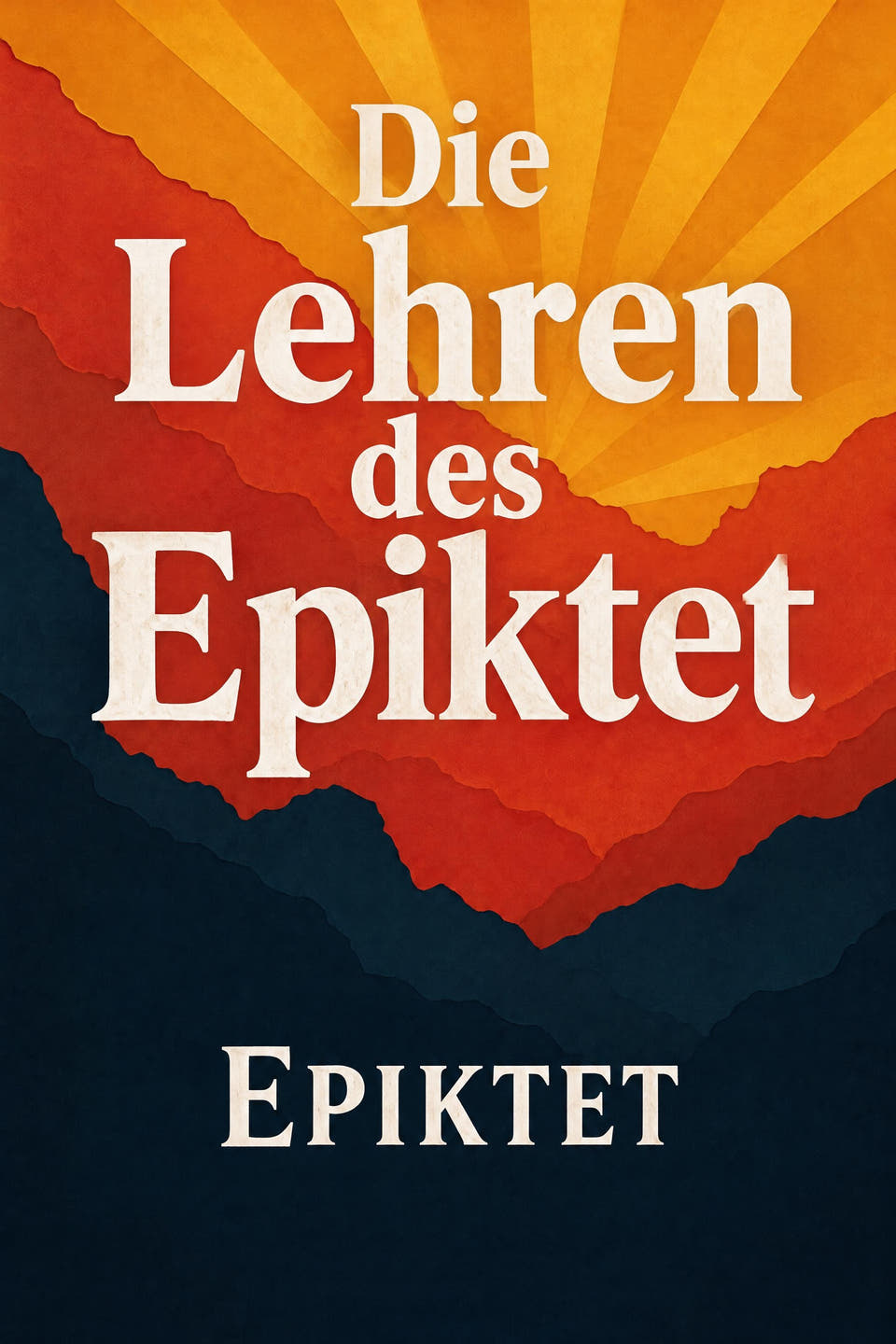 Die Lehren des Epiktet by Epiktet, the cover